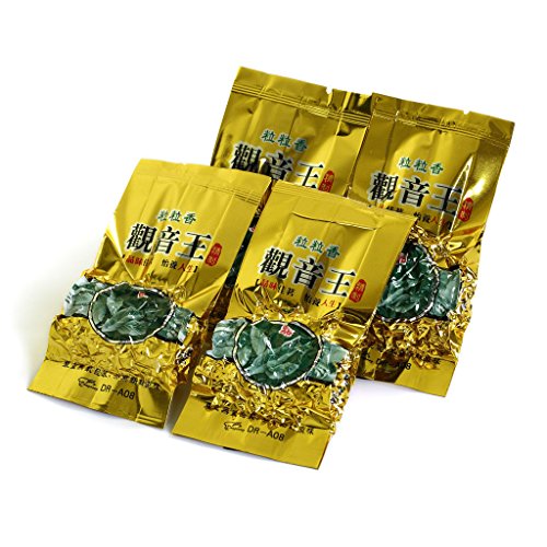 GOARTEA 60Pcs*8g Organic Nonpareil Supreme Fujian Anxi High Mount. Tie Guan Yin Tieguanyin Iron Goddess Chinese Oolong Tea Tee von GOARTEA