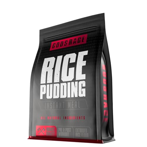 GODSRAGE Rice Pudding Instant Meal (3000 g) – schnelle Zubereitung – cremige Konsistenz, ohne künstliche Zusätze – Made in Germany – Reis Pudding, ideal für Pre- oder Post-Workout von GODSRAGE
