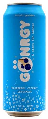 Gönrgy Blueberry Coconut Energy-Drink, 24er (24 x 0.5 l) EINWEG von Gönrgy