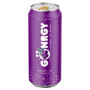 Gönrgy Juneberry Jam Energy-Drink, 24er Pack (24 x 0.5 l) EINWEG von GÖNRGY