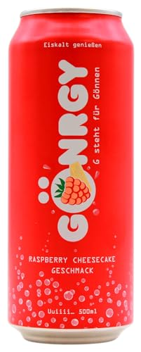 Gönrgy Raspberry Cheesecake Energy-Drink, 24er Pack (24 x 0.5 l) EINWEG von GÖNRGY