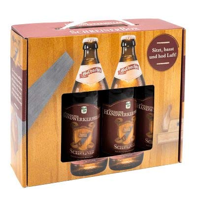Schreiner Bier aus Bayern Geschenkkartons Box 4er x 0,5 von GOLDACHER HANDWERKERHELLES SCHREINER
