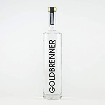 GOLDBRENNER Dry Gin 40% mit 0,7 Liter Inhalt | Mild, limettig, spannend | Ungefiltert & von Hand gefertig | Der einzig wahre unfiltrierte Gin von GOLDBRENNER