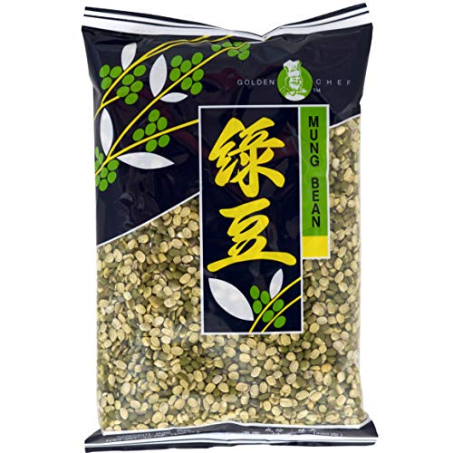 GOLDEN CHEF - Ungeschälte Halbe Mungbohnen, (1 X 400 GR) von GOLDEN CHEF