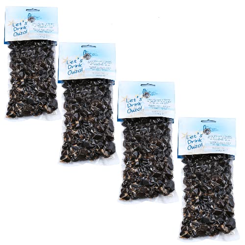 Schwarze Oliven THROUMBA – natürliche ROSINE mit AROMA Gewürze aus Insel THASSOS - Paket 4x250g Schwarze Oliven THROUMBA – natürliche ROSINE mit AROMA Gewürze aus Insel THASSOS - Paket 4x250g von GOLDEON