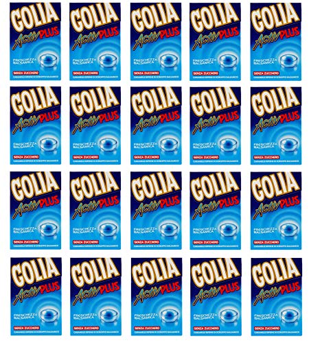 20x Perfetti Golia Activ Plus Süßigkeiten frisch Geschmack Bonbon Lollies 46g von GOLIA