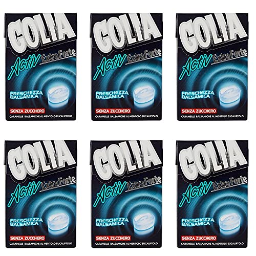 6x Perfetti Golia Activ Plus Süßigkeiten frisch Geschmack Bonbon Lollies 46g 6x Perfetti Golia Activ Plus Süßigkeiten frisch Geschmack Bonbon Lollies 46g von GOLIA