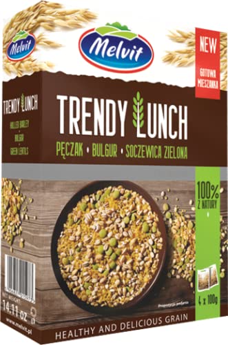 400 g Trendy Lunch, Bulgur, grüne Gläser, Melvit, 6 Stück 400 g Trendy Lunch, Bulgur, grüne Gläser, Melvit, 6 Stück von GOOD4YOU