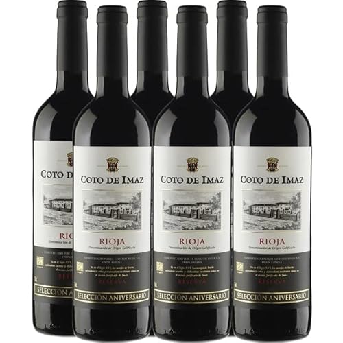 Coto de Imaz Auswahl Jahrestag Rotwein Reserve DOCa Rioja Box 6 Flaschen 75 cl von GOOD4YOU