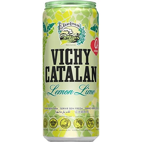 GOOD4YOU Vichy Catalan Natürliches Mineralwasser mit Gas, Limettengeschmack, 33 cl von GOOD4YOU