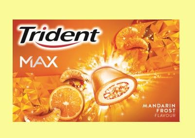 Trident Max Mandarine, Packung mit 16 Packungen à 20 g von GOOD4YOU