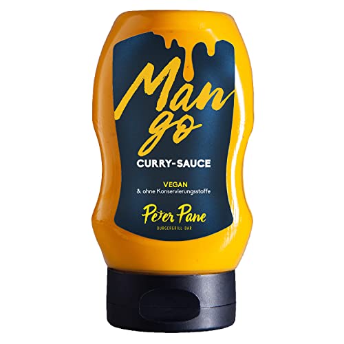 Peter Pane Grillsauce MANGO CURRY - 300ml - vegan - ohne Konservierungsstoffe von GORANDO