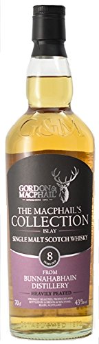 Gordon & MacPhail | Bunnahabian 8 y.o. | Single Malt Whisky Heavily Peated | 700 ml | 43% Vol. | Stark torfig | Geschmack von Rauch & Tabak | Perfekt als Geschenk Gordon & MacPhail | Bunnahabian 8 y.o. | Single Malt Whisky Heavily Peated | 700 ml | 43% Vol. | Stark torfig | Geschmack von Rauch & Tabak | Perfekt als Geschenk von GORDON&MACPHAIL
