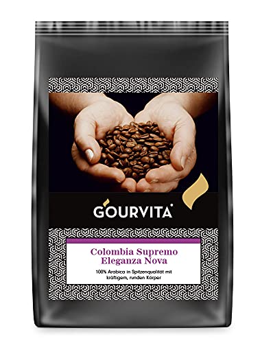 Kaffee COLOMBIA SUPREMO Eleganza Nova von Gourvita, 500g Bohnen von GOURVITA