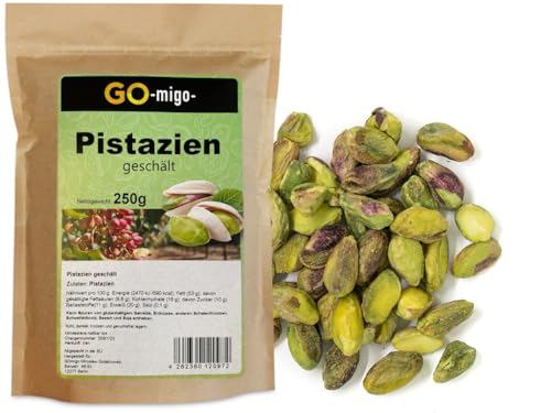 0,25kg Pistazien ungesalzen geschält ohne Schale Top & Frisch naturbelassen 250g 0,25kg Pistazien ungesalzen geschält ohne Schale Top & Frisch naturbelassen 250g von GOmigo