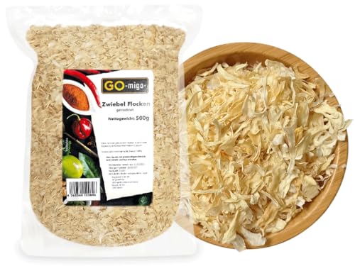 0,5kg Zwiebel - Flocken getrocknet 500g GOmigo von GOmigo
