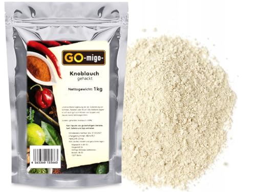1000g Knoblauch Pulver Fein Gemahlen Top Qualität 1kg von GOmigo