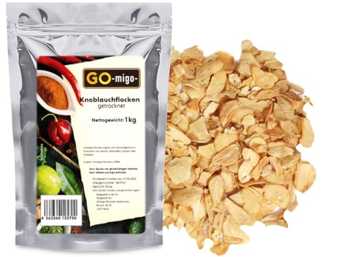 1000g Knoblauchflocken getrocknet 1kg von GOmigo