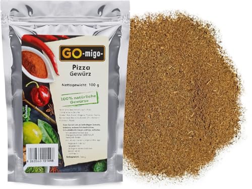 100g Pizza Gewürz Kräuter Mischung Premium Qualität 0,1kg von GOmigo
