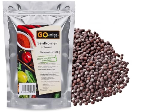 100g Senfkörner schwarz 0,1kg von GOmigo