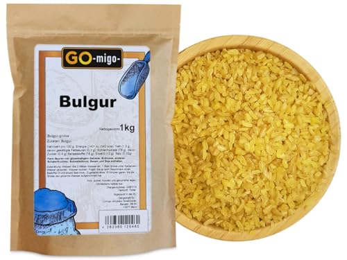1kg Bulgur grob Weizengrütze Bulghur Premium Qualität vegan vegetarisch von GOmigo
