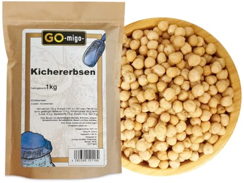1kg Kichererbsen getrocknet Sack Hülsenfrüchten Premium Qualität von GOmigo