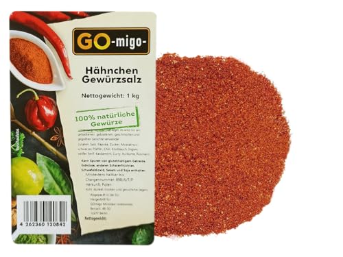 1kg Premium Hähnchen Salz Würzsalz Chicken Gewürzsalz Brathähnchen Würzmischung von GOmigo