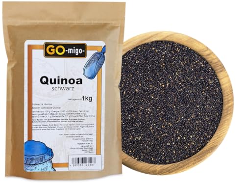 1kg Quinoa schwarze Quinoasamen 1000g Chenopodium quinoa von GOmigo