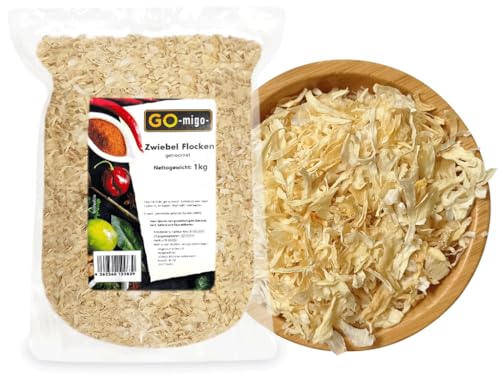 1kg Zwiebel - Flocken getrocknet 1000g GOmigo von GOmigo