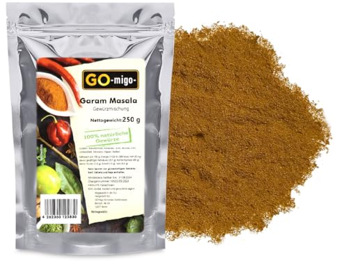 250g Garam Masala Gewürzmischung 0,25kg von GOmigo