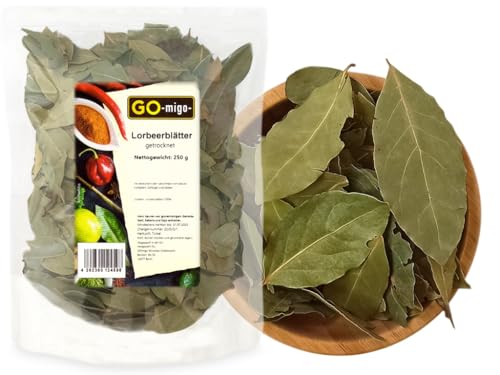 250g Lorbeerblätter 0,25kg Lorbeer Blätter SemiNatur 250g Lorbeerblätter 0,25kg Lorbeer Blätter SemiNatur von GOmigo