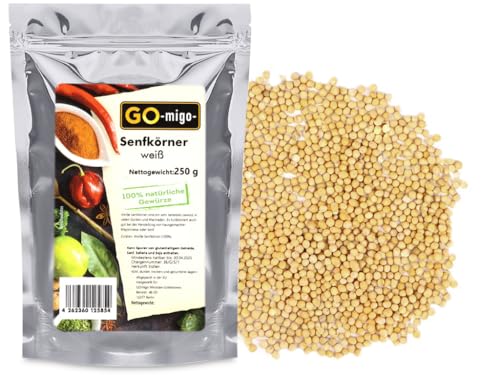 250g Senfkörner weiß 0,25kg von GOmigo