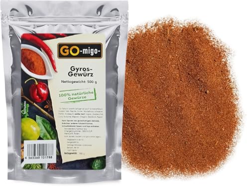 500g Gyros 0,5kg Gewürze Zubereitung - Qualität Premium von GOmigo