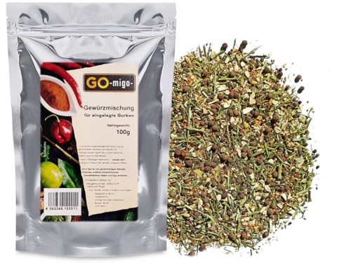 Gewürzmischung für eingelegte süß/saure Gurken 100g von GOmigo