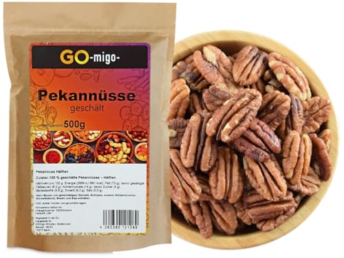 Pekannüsse Pekannuss Hälften 500g - GOmigo von GOmigo