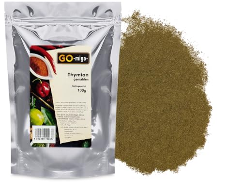 Thymian gemahlen 100g Premium Qualität- GOmigo von GOmigo