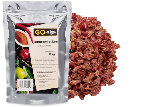 Tomatenflocken getrocknet 100g von GOmigo