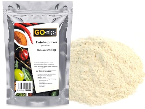 Zwiebelpulver getrocknet (1kg) - GOmigo von GOmigo