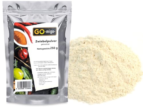 Zwiebelpulver getrocknet (250g) - GOmigo von GOmigo