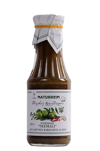 hausgemachte Würzsoße Tkemali grün hausgemachte Würzsoße Tkemali grün von GP Georgian Production
