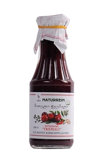 hausgemachte Würzsoße Tkemali rot von GP Georgian Production
