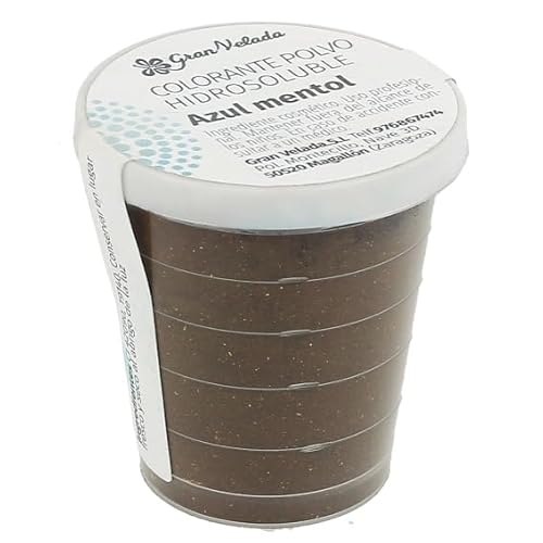 Farbstoff, blaues Mentholpulver, 10 g, ideal für Seifen, Gels, Badebomben, Cremes und mehr, wasserlöslich und vielseitig, 30 cm³ Farbstoff, blaues Mentholpulver, 10 g, ideal für Seifen, Gels, Badebomben, Cremes und mehr, wasserlöslich und vielseitig, 30 cm³ von GRAN VELADA