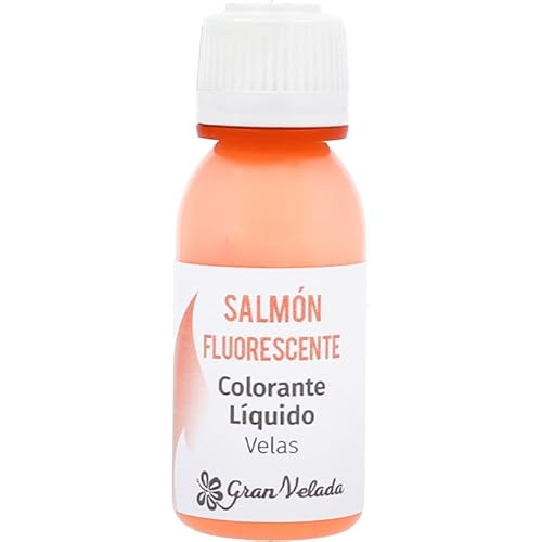 Flüssiger Farbstoff für Kerzen, fluoreszierender Lachs, einfach zu bedienen, konzentriert und kostengünstig | Fügen Sie Energie und Vitalität in Ihre Kreationen mit nur wenigen Tropfen hinzu | 30 ml Flüssiger Farbstoff für Kerzen, fluoreszierender Lachs, einfach zu bedienen, konzentriert und kostengünstig | Fügen Sie Energie und Vitalität in Ihre Kreationen mit nur wenigen Tropfen hinzu | 30 ml von GRAN VELADA