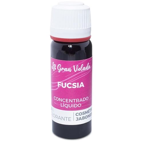 Flüssigfarbstoffkonzentrat für Kosmetik und Seife, hochkonzentriert und vielseitig, Premium-Qualität für intensive Kreationen, 20 ml Fucsia•20 ml Flüssigfarbstoffkonzentrat für Kosmetik und Seife, hochkonzentriert und vielseitig, Premium-Qualität für intensive Kreationen, 20 ml Fucsia•20 ml von GRAN VELADA