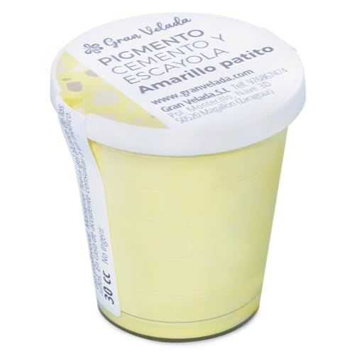 Zitronengelbes Pigment für Zement und Gips in einem, mikronisiert, hochpigmentiert und sparsam, einzigartiger Farbtupfer mit Leichtigkeit, 150 cc Amarillo Limón•30 ml (Paquete de 1) Zitronengelbes Pigment für Zement und Gips in einem, mikronisiert, hochpigmentiert und sparsam, einzigartiger Farbtupfer mit Leichtigkeit, 150 cc Amarillo Limón•30 ml (Paquete de 1) von GRAN VELADA