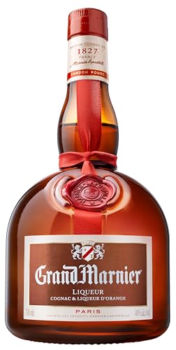 Grand Marnier Cordon Rouge - edler Blend aus Cognac und Bitterorangen-Essenz - pur als Likör oder zum Cocktail mixen - 40 % vol. - 1 x 0,7 l von GRAND MARNIER