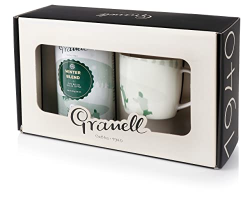 Granell Cafés · 1940 - Originelles geschenk für weihnachten | Gourmet-Geschenk für Kaffeeliebhaber - 100% gemahlener Arabica-Kaffee + Weihnachtstasse von Granell Cafés · 1940