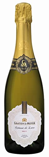 Gratien & Meyer Crémant de Loire Cuvée Diadem Brut (1 x 0,75 l) Edler Schaumwein aus Frankreich, Traditionelle Flaschengärung, Zart und leicht, auf Champagner-Niveau von GRATIEN & MEYER