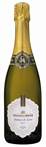 Gratien & Meyer Crémant de Loire Cuvée Diadem Brut (1 x 0,75 l) Edler Schaumwein aus Frankreich, Traditionelle Flaschengärung, Zart und leicht, auf Champagner-Niveau von Gratien & Meyer