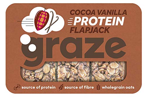 Graze Cocoa & Vanilla Protein Flapjack (54 g x 9) von GRAZE